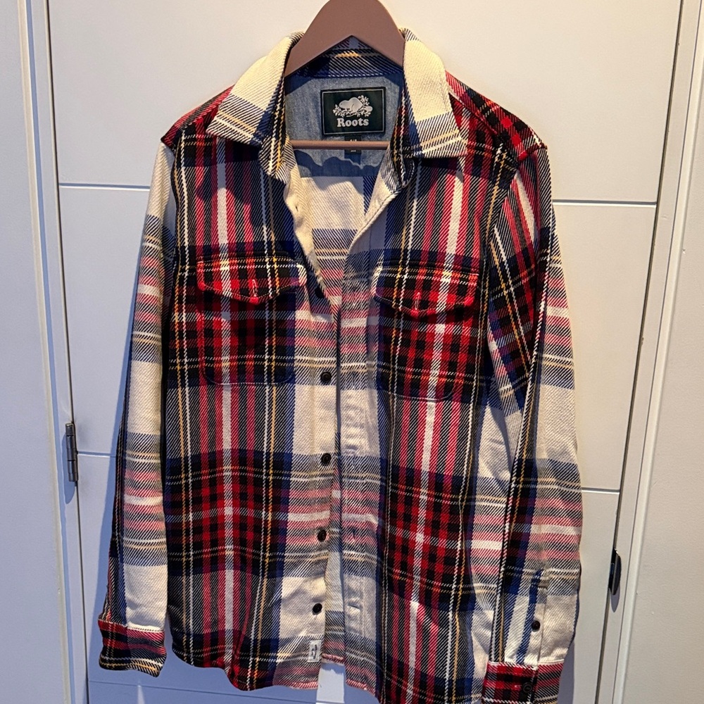 Roots Men's Multicolor Plaid Shirt